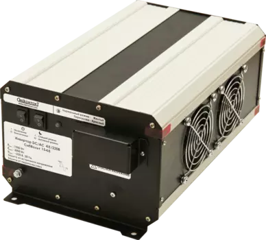 Инвертор Сибконтакт DC-AC, 48В/1500Вт СибВольт 1548 (+ Салфетки из микрофибры в подарок)