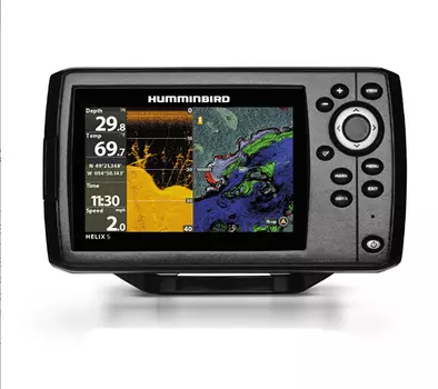 Эхолот Humminbird Helix 5x Chirp DI GPS G2 ACL (+ Аккумулятор, зарядка и струбцина в подарок!)
