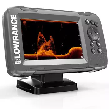 Эхолот Lowrance HOOK2 5x GPS Splitshot (000-14016-001) (+ Струбцина, аккумулятор и зарядное в подарок!)