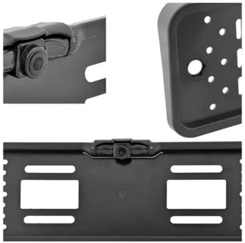 Камера заднего вида в рамке номерного знака SWAT VDC-006