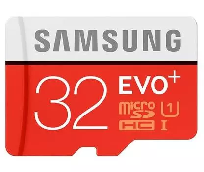 Карта памяти Samsung microSDHC EVO Plus 32Gb UHS-1 20-95MBs