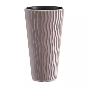 Кашпо для цветов Prosperplast Sandy Slim 45+18л, мокко