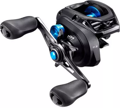 Катушка мультипликаторная Shimano SLX 151 (+ Упаковка виброхвостов в подарок!)