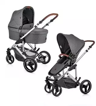 Коляска 2 в 1 FD-Design Catania 4 Asphalt (+ Защитный чехол СМЕШАРИКИ в подарок!)