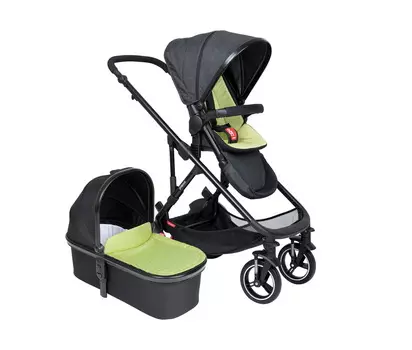 Коляска 2 в 1 Phil and Teds Voyager Apple Green (+ Защитный чехол СМЕШАРИКИ в подарок!)