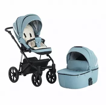 Коляска 2в1 Loon Prima, Аква (голубой)