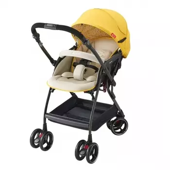 Коляска Aprica Optia AB 2018 Желтый YE (+ Защитный чехол СМЕШАРИКИ в подарок!)