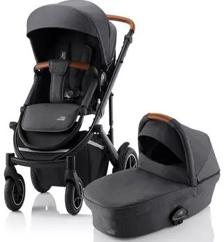 Коляска 2 в 1 Britax Romer Smile III Midnight Grey (+ Защитный чехол СМЕШАРИКИ в подарок!)
