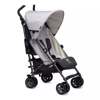 Коляска Easywalker Buggy+ Silver Circle с бампером