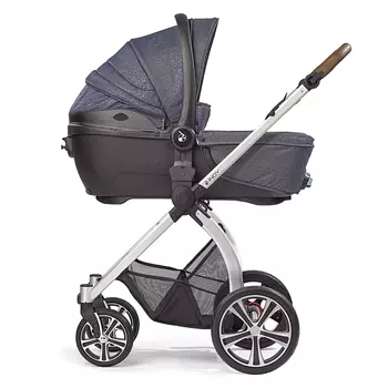 Коляска GESSLEIN INDY Bubble DENIM (+ Защитный чехол СМЕШАРИКИ в подарок!)