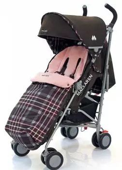 Коляска Maclaren Quest Sport Winter Style Set Tartan (+ Защитный чехол СМЕШАРИКИ в подарок!)