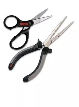 Комбо-набор Rapala 11 (плоскогубцы (16 см); ножницы; чехол)