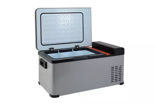 Компактный компрессорный автомобильный холодильник Libhof Q-18 (12/24В) (+ Два аккумулятора холода в подарок!)