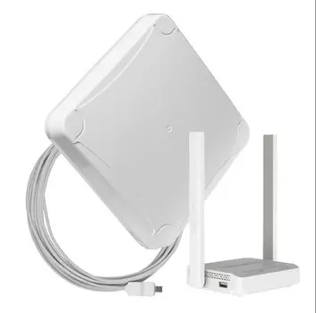 Комплект для мобильного интернета WiFi 3G/4G DS-LINK DS-4G-16M L-3 (Антенна MIMO 16дБ, USB кабель 10м, роутер Wi-Fi 2.4ГГц) (+ Кронштейн в подарок!)