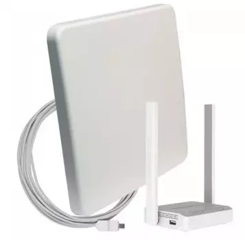 Комплект для мобильного интернета WiFi 3G/4G DS-Link DS-4G-18M L-3 (Антенна MIMO 18дБ, USB кабель 10м, роутер Wi-Fi 2.4ГГц) (+ Кронштейн в подарок!)