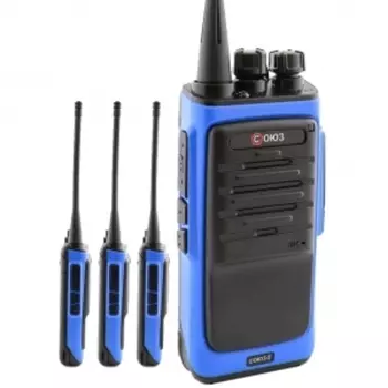 Комплект раций СОЮЗ-2х4 синий (Официальный дилер в России)