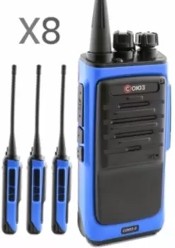 Комплект раций СОЮЗ-2х8 синий (Официальный дилер в России)