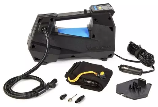 Компрессор цифровой однопоршневой MICHELIN 12310(LED) (+ Мешки для колёс в подарок!)