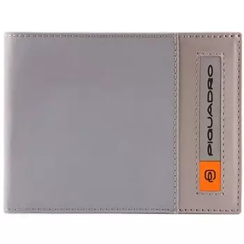 Кошелек Piquadro Bios, серый, 12,5x9x2 см