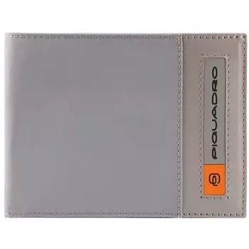 Кошелек Piquadro Bios, серый, 13x10x1,5 см