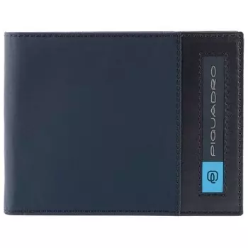 Кошелек Piquadro Bios, синий, 12,5x9x2 см