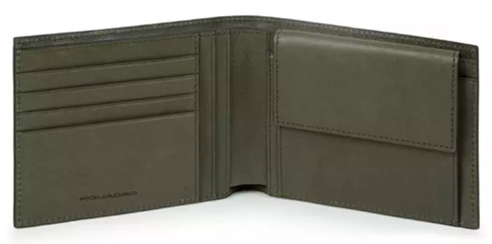 Кошелек Piquadro Black Square, зеленый