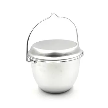 Котел штамп. алюм. с крышкой-миской 2.5л (+ Антисептик-спрей для рук в подарок!)