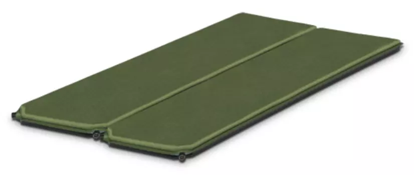 Коврик самонад. Alexika DOUBLE COMFORT pine green, 198x76x7,5 cm x 2mats, 9354.7591 (+ Антисептик-спрей для рук в подарок!)