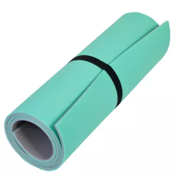 Коврик туристический двухслойный Серый-Бирюза 1800х600х8мм (+ Антисептик-спрей для рук в подарок!)