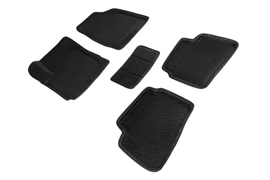 Коврики EVA 3D ромб для KIA Cee'd 2007-2012 (черные, 95301)