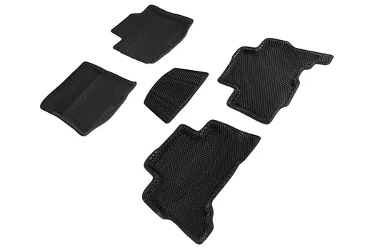 Коврики EVA 3D ромб для Toyota Land Cruiser Prado 150 2009-2013 (черные, 95350)