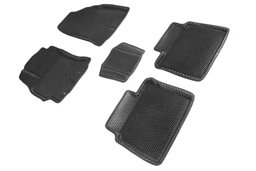 Коврики EVA 3D ромб Seintex для Toyota Corolla XI (E160,170) 2013-2018 (черные, 95237)