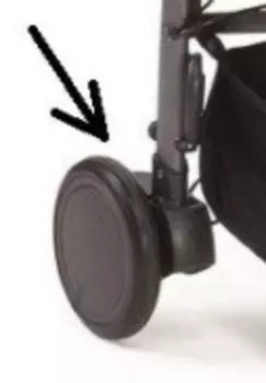 Крепеж для заднего колеса к коляске Chicco Trio Love