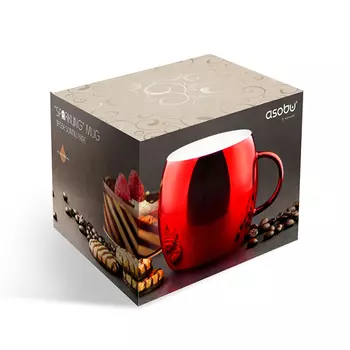 Кружка Asobu Sparkling mugs (0,38 литра), зеленая (+ Антисептик-спрей для рук в подарок!)