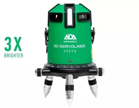 Лазерный уровень ADA 6D SERVOLINER GREEN
