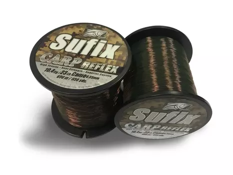 Леска карповая SUFIX Carp Reflex камуфляж 600м 0.30мм 7.7кг
