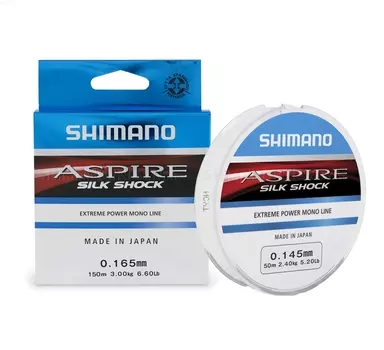 Леска SHIMANO Aspire Silk Shock 50м прозрачная 0,165мм 3кг