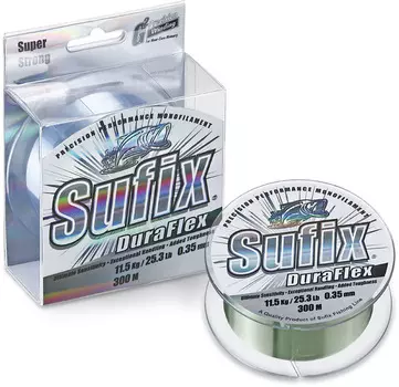 Леска SUFIX Duraflex прозрачная 100м 0.35мм 13кг