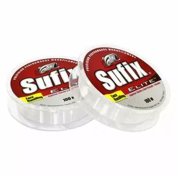 Леска SUFIX Elite прозрачная 100м 0.14мм 1.9кг