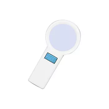 Лупа Kromatech ручная круглая 10х, 70 мм, с подсветкой (10 LED) TH-7015