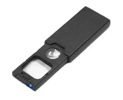 Лупа Kromatech ювелирная 5/45x, 30x30/21 мм, раздвижная, с подсветкой (3 LED) MG9582