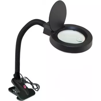 Лупа-лампа Kromatech бестеневая 2/20x, 85 мм, с прищепкой и подсветкой (40 LED)