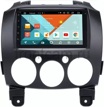 Магнитола для Mazda 2 II (DE), Demio III (DE) 2007-2014 Wide Media KS7001QR-3/32-RP-MZ2-149 на Android 10(DSP CarPlay 4G-SIM) (+ Камера заднего вида в подарок!)