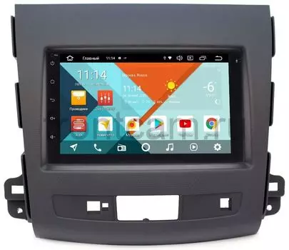 Магнитола для Mitsubishi Outlander II (XL) Wide Media KS7001QR-3/32-RP-MMOTBN-84 на Android 10 (DSP CarPlay 4G-SIM) (+ Камера заднего вида в подарок!)