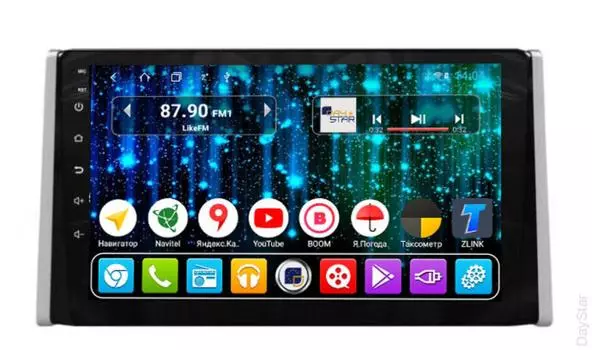 Магнитола на андроиде для Toyota RAV-4 2019+ DAYSTAR DS-8014HB-TS9 4x64 4G-SIM (+ Камера заднего вида в подарок!)