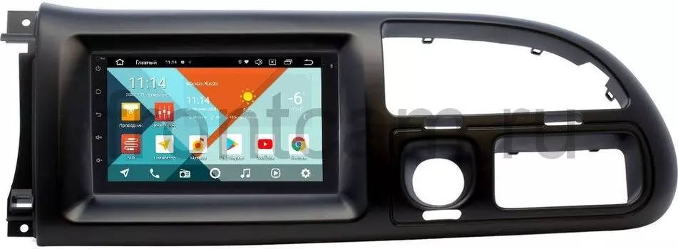 Магнитола в штатное место 2 din Ford Transit 2006-2010 Wide Media MT7001PK-2/16-RP-FRTR-93 на Android 9.1 (DSP 3G-SIM) (+ Камера заднего вида в подарок!)
