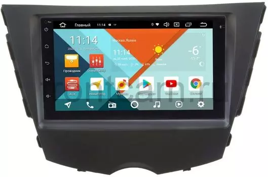 Магнитола в штатное место 2 din Hyundai Veloster I 2011-2016 Wide Media MT7001PK-2/16-RP-HDVL-108 на Android 9.1 (DSP 3G-SIM) (+ Камера заднего вида в подарок!)