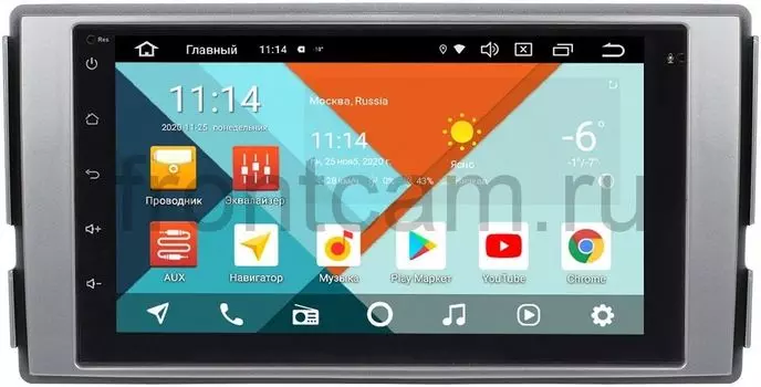 Магнитола в штатное место 2 din Hyundai Santa Fe II 2005-2012 Wide Media MT7001PK-2/16-RP-HDSF-166 на Android 9.1 (DSP 3G-SIM) (+ Камера заднего вида в подарок!)