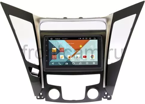 Магнитола в штатное место 2 din Hyundai Sonata VI (YF) 2009-2014 Wide Media MT7001PK-2/16-RP-HDSNE-104 на Android 9.1 (DSP 3G-SIM) (+ Камера заднего вида в подарок!)