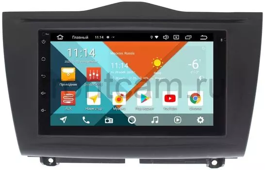 Магнитола в штатное место 2 din Lada Granta FL I 2018-2019 Wide Media MT7001PK-2/16-RP-LDGRFL-75 на Android 9.1 (DSP 3G-SIM) (+ Камера заднего вида в подарок!)